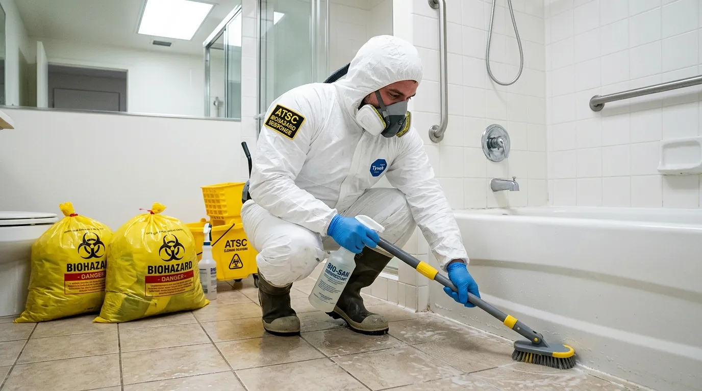 Decontamination equipment deployed for Blood Cleanup in Pomona